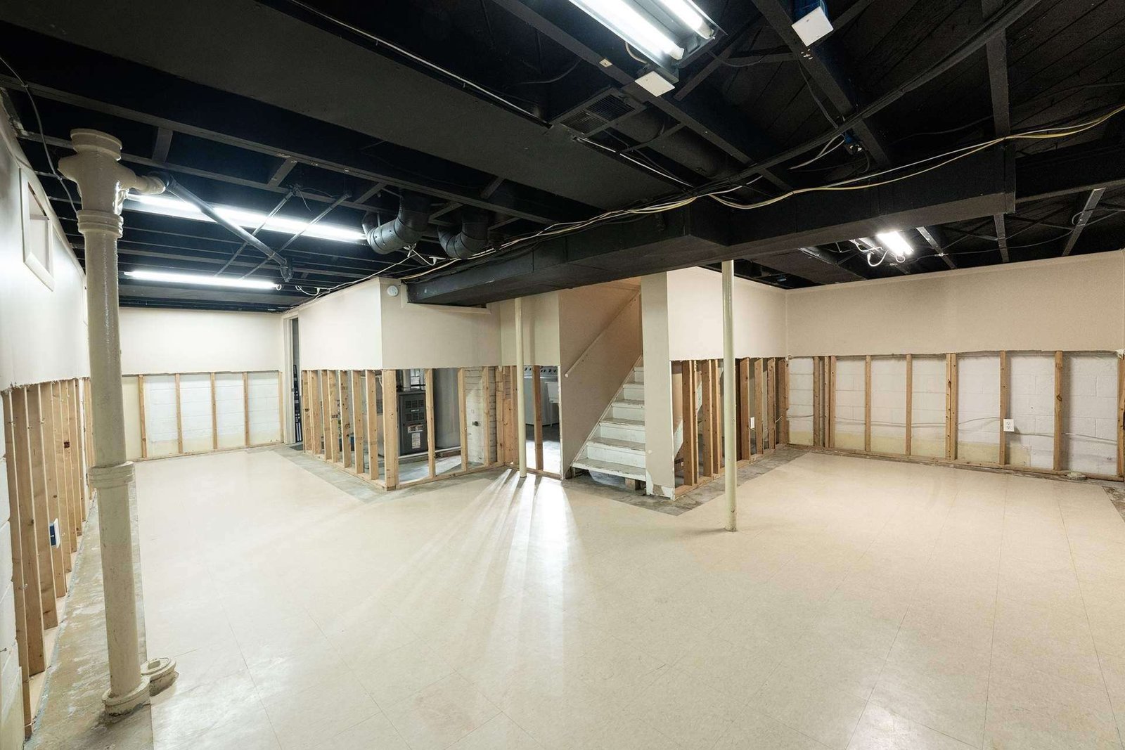 Basement Waterproofing System Installation in Columbus, OH