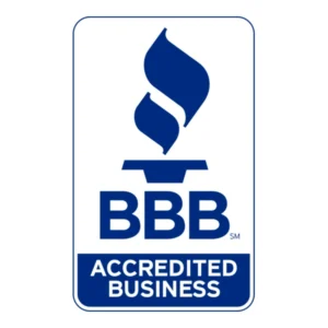 BBB Accredited Business seal for professional and reliable service