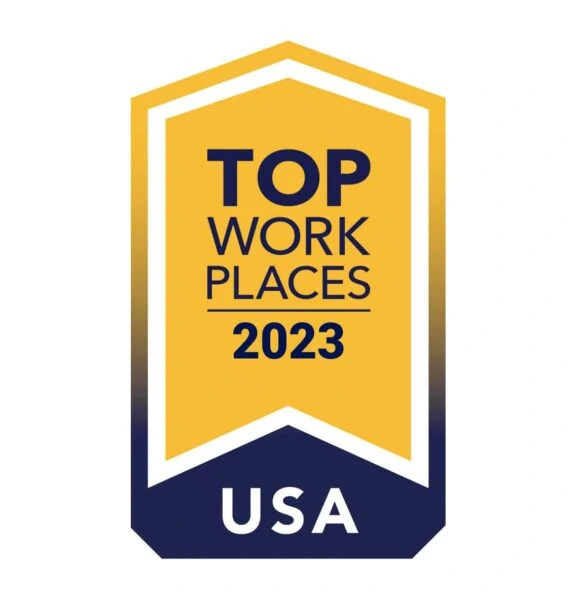Top Workplaces USA 2023 award badge
