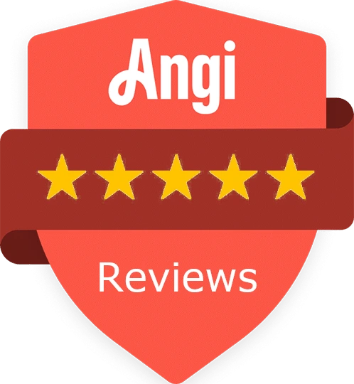 Angi Reviews five-star rating badge